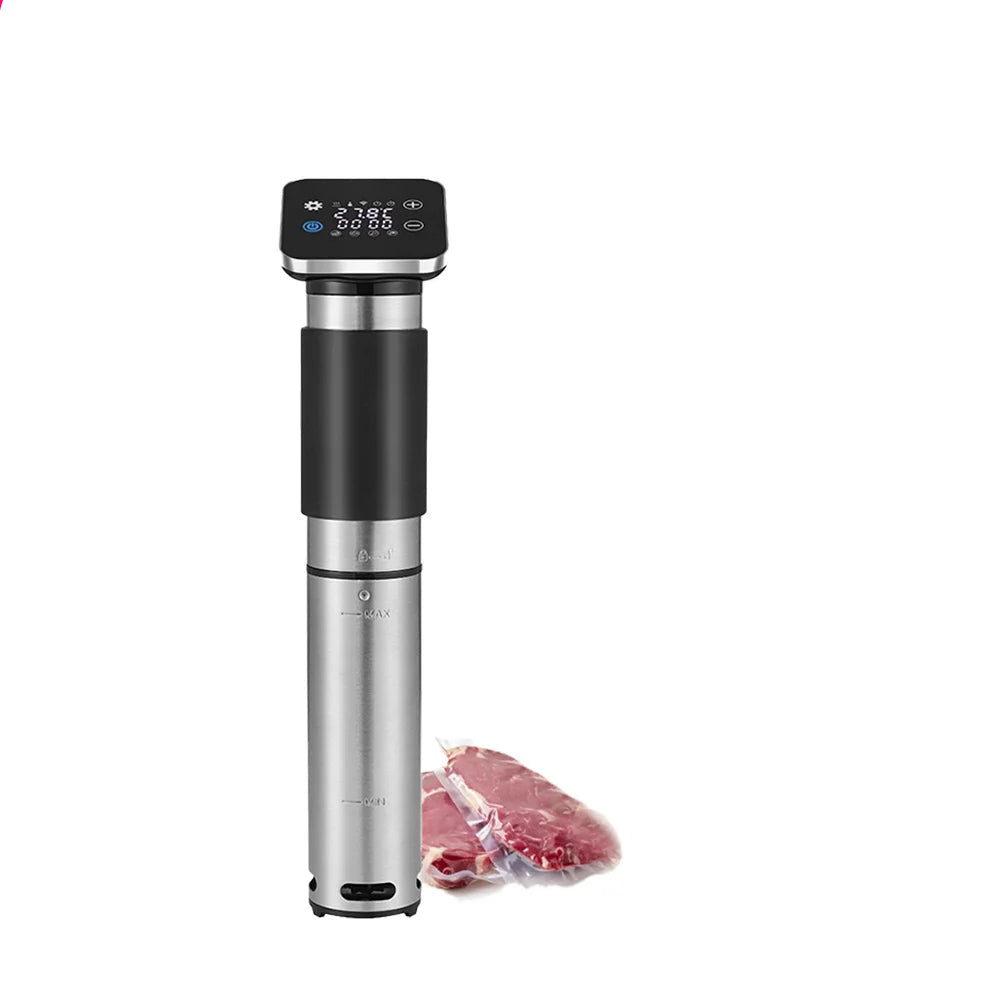 Sous Vide – Sous Vide Stick – Sous-vide kokers - Slowcookers - 5e Generatie RVS – IPX7 Waterdicht – 1100W – Smart APP Bediening – Precise Temperatuurregeling - 9008 N CTR - QUORE