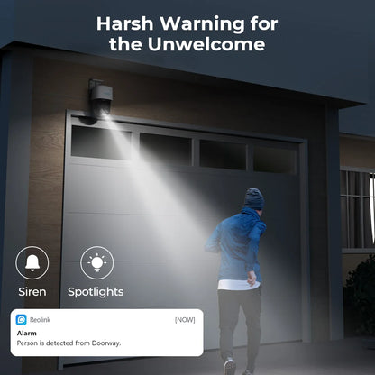 4K Dual Lens PTZ Beveiligingscamera – IP Camera – Outdoor Camera – PTZ Camera – Surveillance Camera – AI Object Tracking – Kleurennachtzicht Met Spotlights