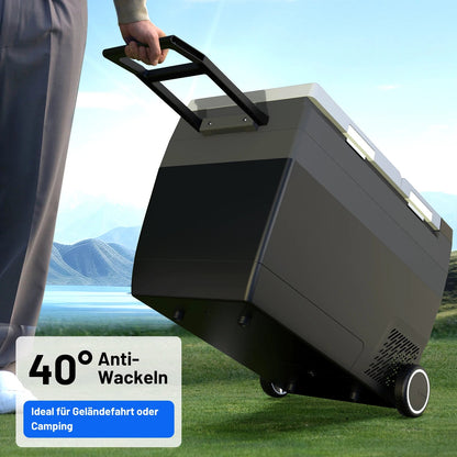 Compressor Koelbox – Portable Koelkast – Camping Koelbox – Draagbare Vriezer – Outdoor Koelbox – Dual Zone Temperatuur – Energiezuinig & Stil - 55L