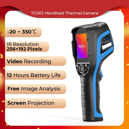Thermische Camera – Warmtebeeldcamera – Temperatuurmeter – Infrared Camera – Handheld Thermometer – 256x192 Resolutie – Temperatuurbereik -20°C Tot 550°C