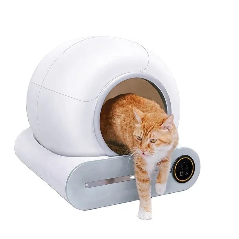 Smart Cat Litter Box Fully Automatic Large Capacity Cat Litter Box Semi-enclosed Smart Cat Toilet APP Remote Control - QUORE