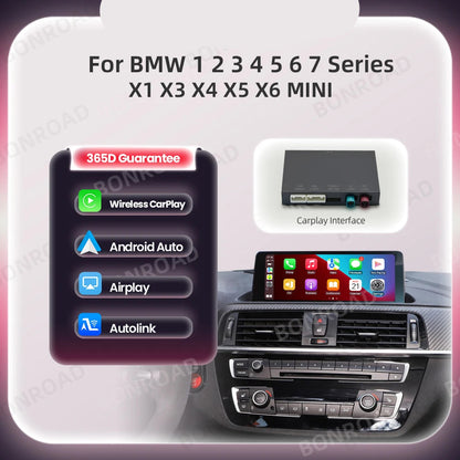 CarPlay Module BMW NBT EVO – Android Auto Adapter – Smartphone Integratie – Infotainment Upgrade – Plug-and-Play Installatie – Volledige Compatibiliteit – Veilig Handsfree Gebruik