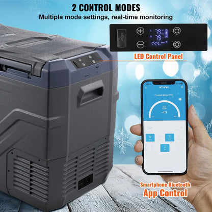Draagbare Koelbox – Auto Koelbox – Reis Koelbox – Camping Koelbox – 35 Liter – Compressor Koeling – Bluetooth Bediening