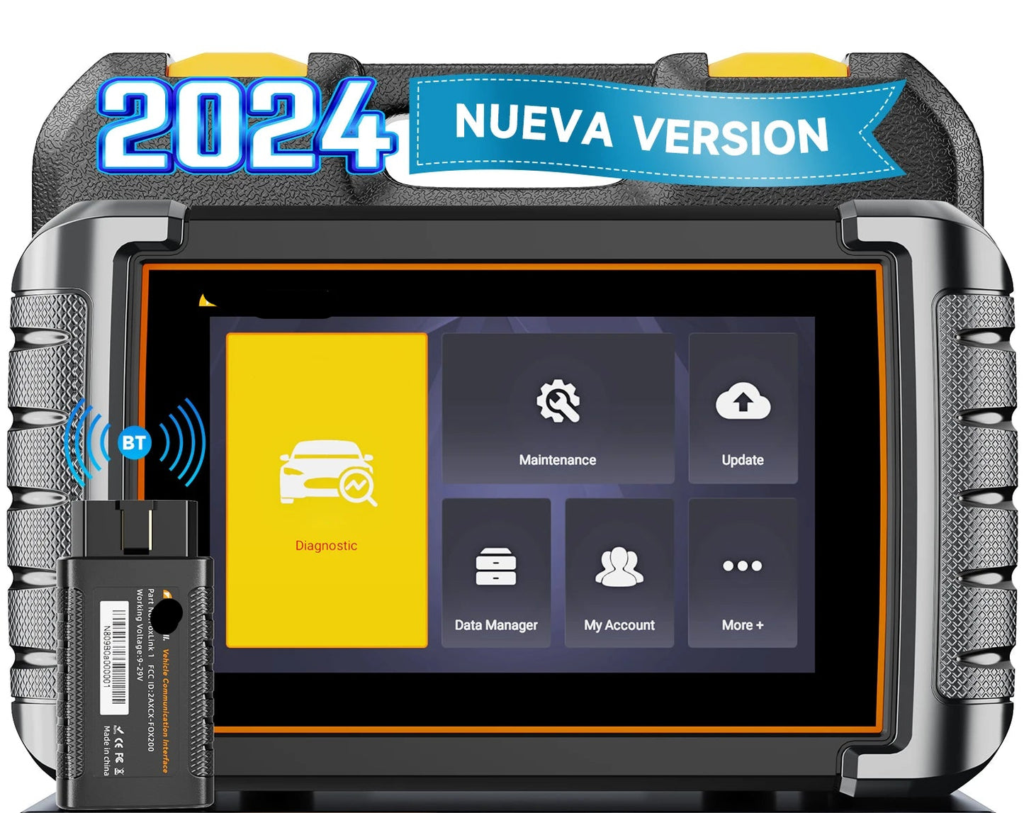 Autodiagnosetool – Auto Scanner – Diagnoseapparaat – Foutcode Lezer – Systeemdiagnose – 10,1 Inch Touchscreen – Bi-Directionele Controle