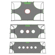 Doelwand - 3 gaten - verwijderbaar - gatendoek voor op doel - voetbalspullen - voetbal trainingsmateriaal - QUORE