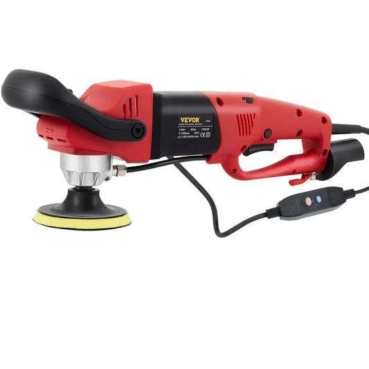 Vevor - Multischuurmachine - Multitool - Schijf Bandschuurmachine - Polijstmachine - Natte polijstmachine - 1200W -  Rood - QUORE