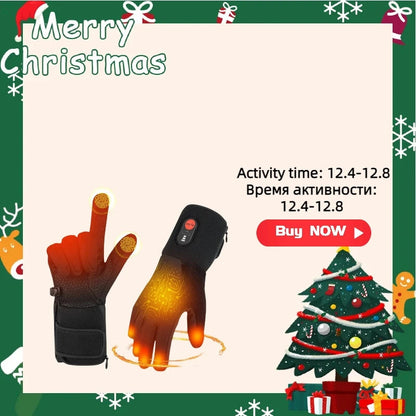 Verwarmde Handschoen Voering – Elektrische Handschoen Voering – Winter Handschoenen Binnenvoering – Draadloze Handschoenverwarming – M/L – 3 Warmtestanden – 6 Uur Batterijduur
