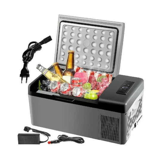 Mini Koelkast – Minibar – Vrieskast – Draagbare Koelbox – Auto Koelkast – 15 Liter Inhoud – Batterijbescherming