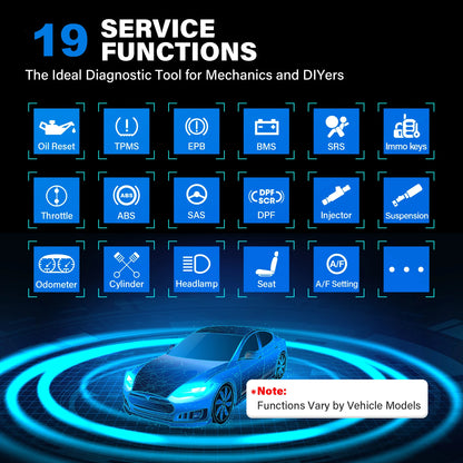 OBD Scanner - OBD2 - Auto Scanner - Auto uitlezen - Diagnose Apparatuur voor Auto's - Bluetooth OBD2 Scanner - Automotivo OBD 2 Code Reader - Volledige Systeemdiagnose - Diagnosetool voor Auto's (Voor 2017) - QUORE