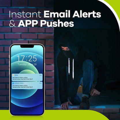 Beveiligingscamerasysteem - 4CH DVR - Openlucht- Bewakingscamera - Beveiligingscamera - IP66 Waterdichte - 2MP IR Buitenbeveiligingscameras - 1080P TVI CCTV Surveillance Kit - 4TB HDD - 4 Stuks - Zwart - QUORE