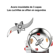 Graanmolen Elektrisch - Professionele - 700G - Kruiden maler - Sprice Grinder - Kruidenmolen - 304 Roestvrij Staal- 2500W - 220V -  26000RPM - Zilver