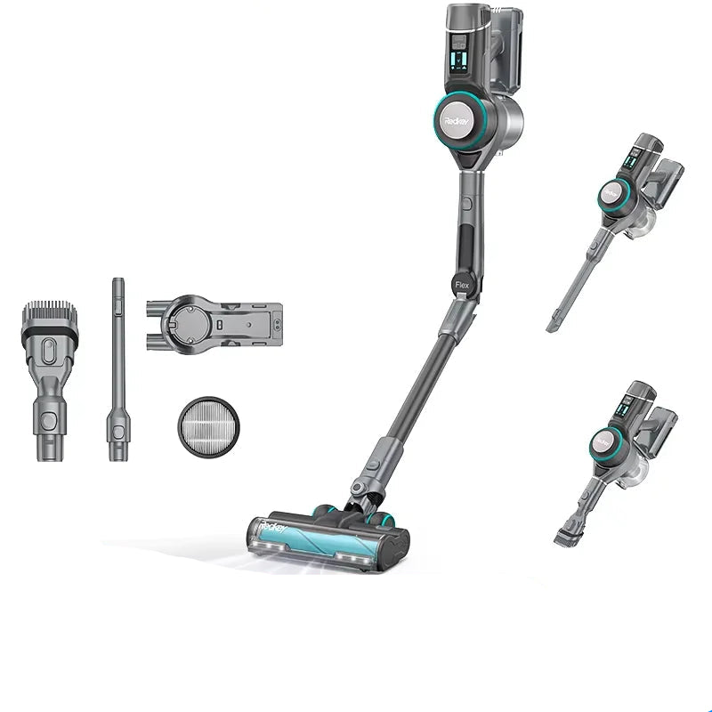 Stofzuiger – Vacuum Cleaner – Zakloze Stofzuiger – Draadloze Stofzuiger – Steelstofzuiger – Inklapbaar Ontwerp – 23.000 Pa Zuigkracht