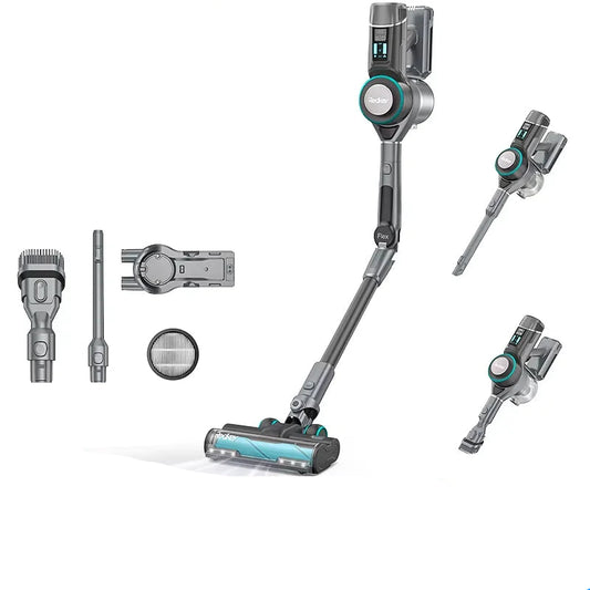 Stofzuiger – Vacuum Cleaner – Zakloze Stofzuiger – Draadloze Stofzuiger – Steelstofzuiger – Inklapbaar Ontwerp – 23.000 Pa Zuigkracht