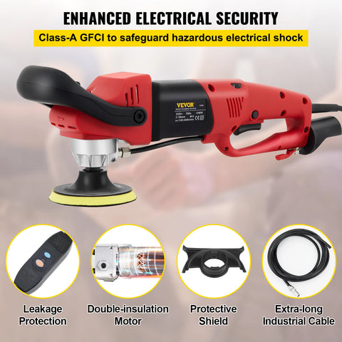 VEVOR Electric Wet Stone Polisher Grinder Sander Buffing Machine Variable Speed Water Mill for Marble Granite Finish Polishing