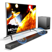 Soundbar - Soundbar for TV - Speakers - Speaker cables - Dolby AtmosSpeaker - 2 Upward-Facing Drivers - - 50Hz-20KHz - 390W - Black