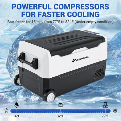 12V Koelkast – Draagbare Koelbox – Mobiele Koelkast – Mini Vriezer – 35 Liter Inhoud – Temperatuur Bereik - Energiezuinig