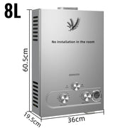 VEVOR LPG liquefied petroleum gas water heater 6L 8L 10L 12L 16L 18L liquefied petroleum gas propane butane water heater