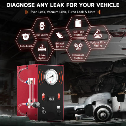 Automotive Mistmachine - EVAP Lekdetectie & Olie Rookgenerator - 12V - Diagnostische Tester met Ingebouwde Pomp