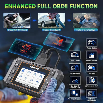 Draadloze OBD2 Autoscanner – Foutcodelezer – Diagnoseapparaat – Auto Scanner – Codelezer – ABS SRS Motor Transmissie – Resetfuncties