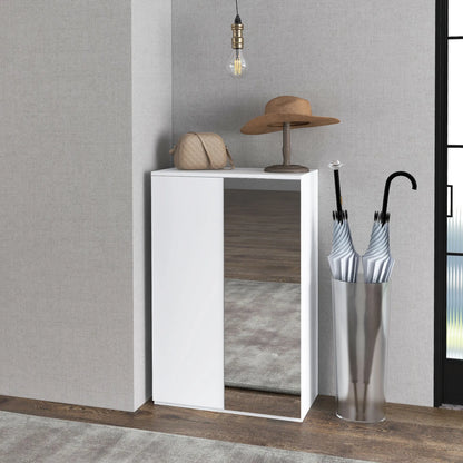 Schoenenkast – Schoenopberger – Schoenopslag – Schoenmeubel – Organisator – Melamine Hout – Vijf Verstelbare Planken - 60 x 32 x 95 cm - Wit