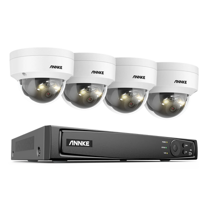 Beveiligingscamera Set – Camerabewaking – IP Camerasysteem – Videobewaking – Bewakingsset – 12MP Resolutie – Duale Slimme Verlichting