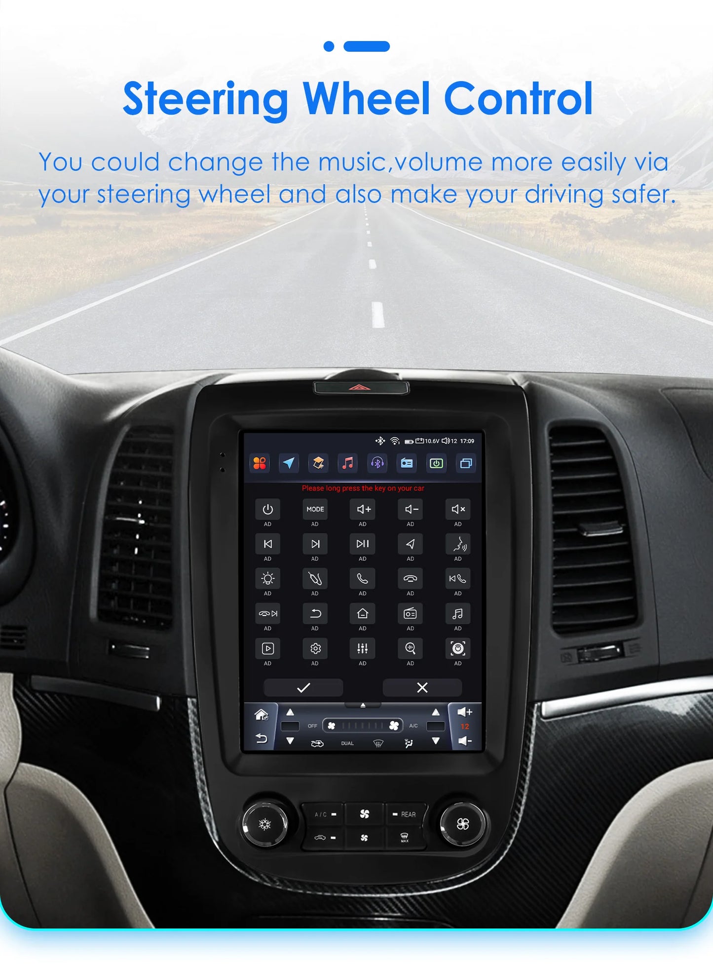 Autoradio – Multimedia Speler – Navigatie Systeem – GPS Stereo – 2DIN Dashboard Radio – 9,7 Inch Scherm – Android 13 – 360° Camera Ondersteuning