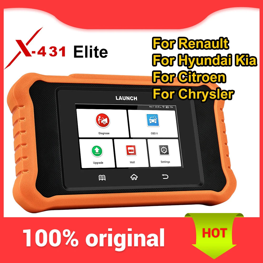 OBD2 Scanner – Auto Diagnosetool – Foutcode Uitlezer – Scan Tool – Universeel – Bi-directionele Besturing – ECU Codering