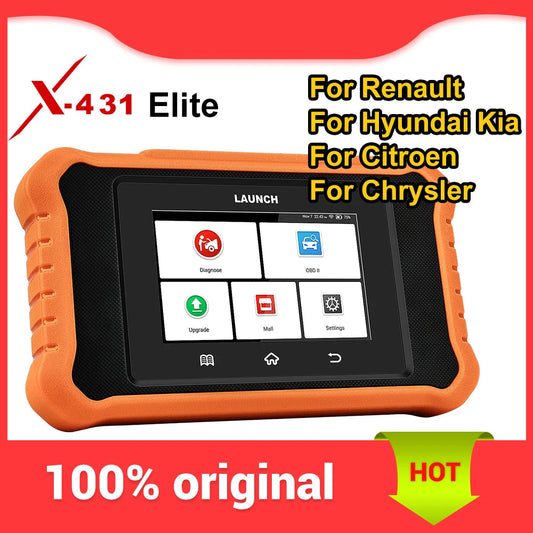 Autodiagnoseapparaat – OBD2 Scanner – Code Lezer – Diagnosecomputer – Auto Uitlezen – Bi-directionele Controle – 30+ Resetfuncties – ECU Codering