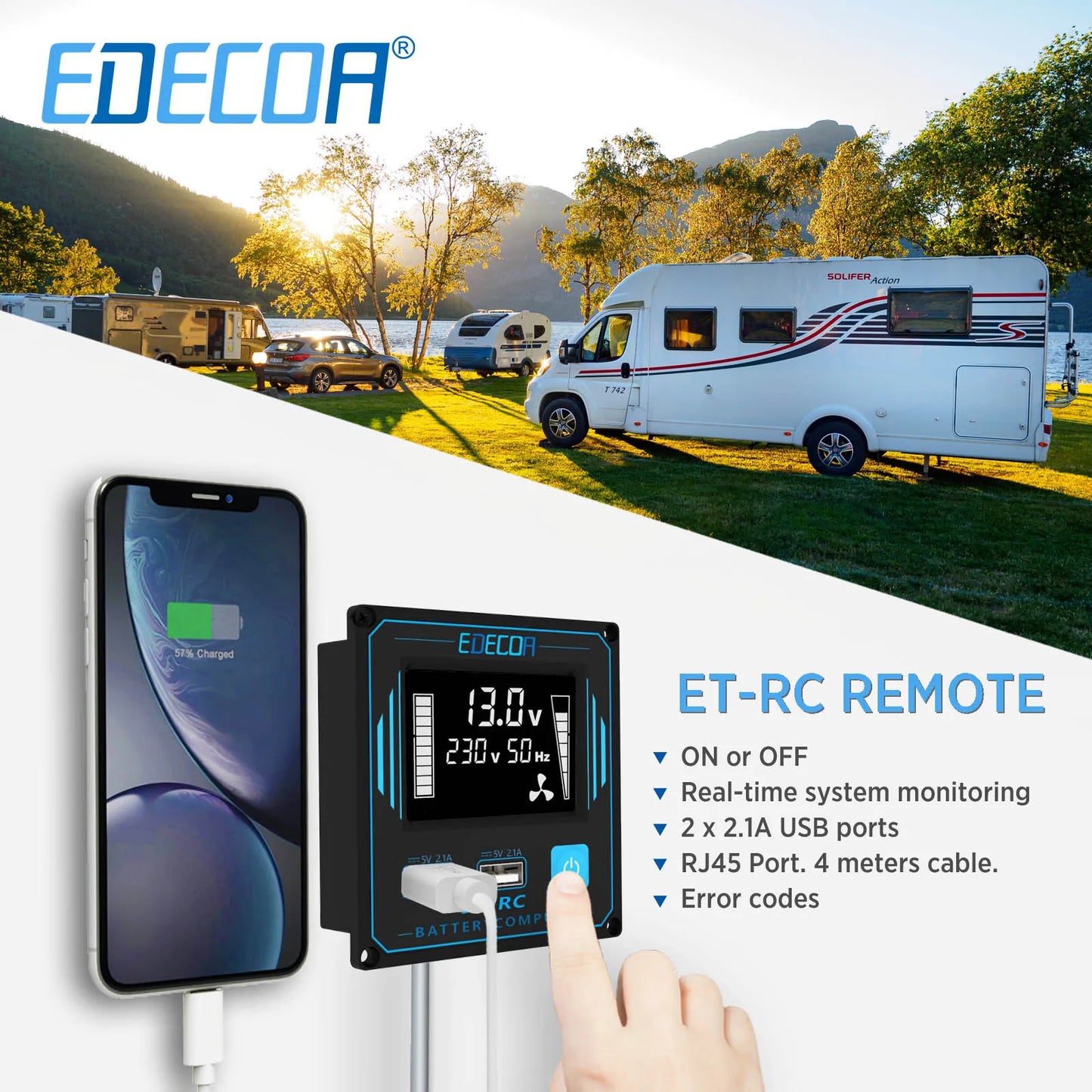 Omvormer – Stroomomzetter – Spanning Omzetter – Power Inverter – 3000W Continu Vermogen – Beveiliging Tegen Overbelasting