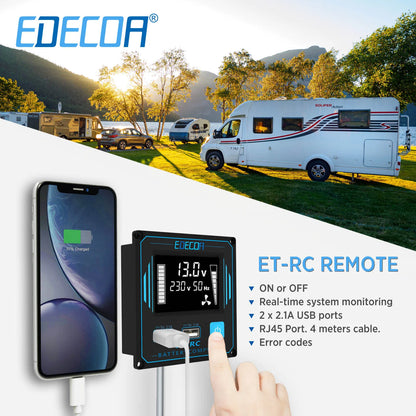 Omvormer – Stroomomzetter – Spanning Omzetter – Power Inverter – 3000W Continu Vermogen – Beveiliging Tegen Overbelasting