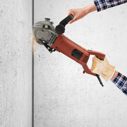 Sleuvenmolen – Muurfrees – Betonfrees – Vloersnijder – Elektrisch Aangedreven – 4800W Motor – Verstelbare Diepte