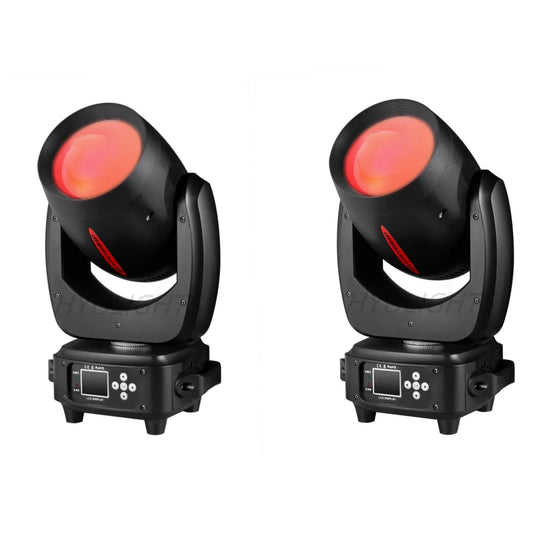 LED 180W Moving Head – Podiumlicht – DJ Licht – Showlamp – Effectlicht – EU Plug – 24 Draaibare Prisma’s – Zoomfunctie 1.5°-15° - QUORE