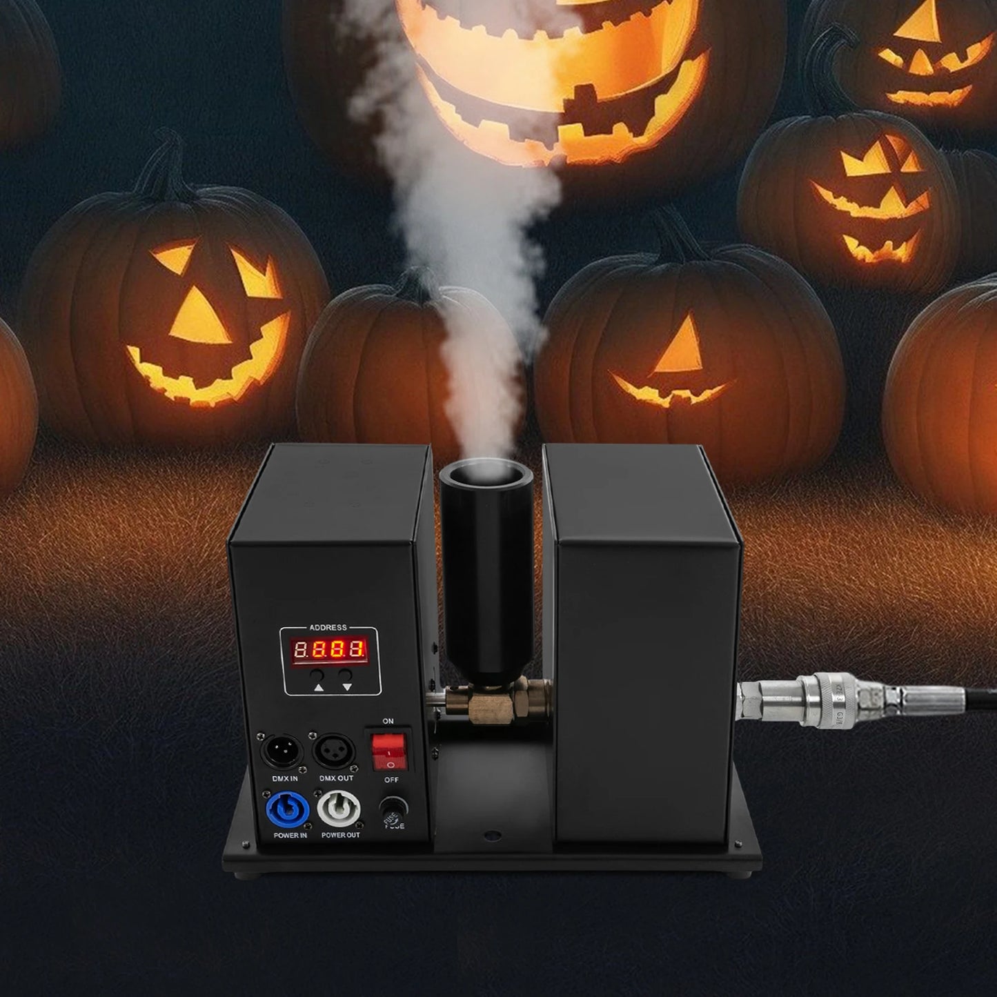 CO₂ Luchtkolom Machine – Rookmachine – Effectmachine – Feestmachine – Evenementenspray – 250W Vermogen – Sproeihoogte 8 Meter