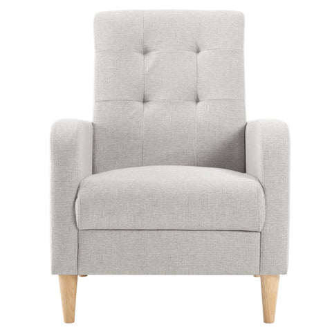 Chair - Armchair - Lounge Chair - Living Room Armchair - Padded Seat - Armrests - High Back.