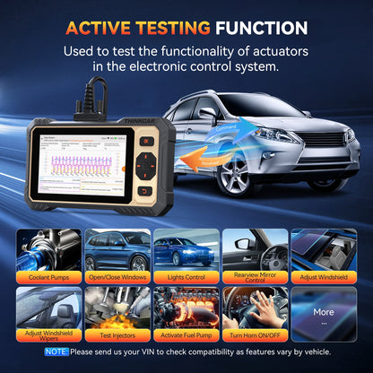 obd2 scanner – auto uitleesapparaat – diagnosecomputer – foutcode lezer – uitleesapparaat – Bi-directionele Diagnose – 12 Resetfuncties Lifetime Free Updates