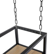 Wine Glass Rack - Hanging Wine Glasses - Hanging Wine Glass Holder - Hanging Wine Glass Rack - 7kg - Black