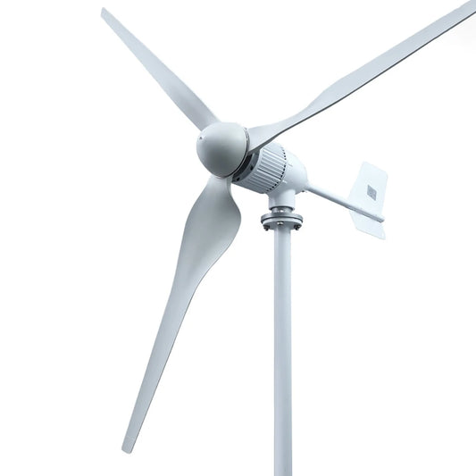 Windturbine – Windgenerator – Huiswindmolen – Energie Opwekker – 3kW – Laag Geluidsniveau – Aluminium Behuizing - Hybride Controle - 24V