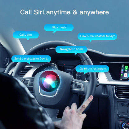 Wireless CarPlay Adapter – Android Auto Interface – Bluetooth Module – Mirror Link Connector – GPS Navigatie Ondersteuning – Draadloze Connectiviteit – Plug-and-Play Installatie - QUORE