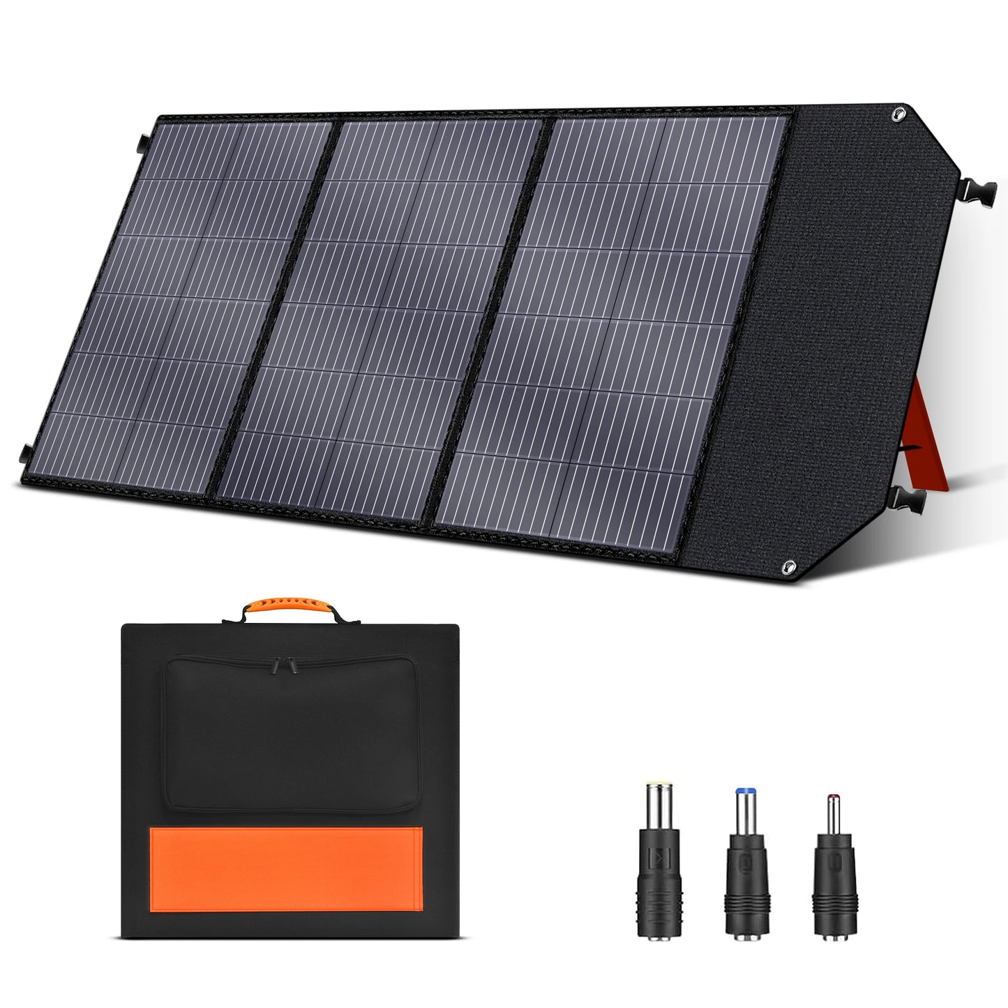 Zonnepaneel - Zonnepaneelset - Draagbaar - Opvouwbare - Waterdict - Outdoor Emergency Backup - voor Thuis - Tenten - Buiten - Kamperen - Waterdicte - 200W - 18V - 11.1A -  45.5 x 270.2 x 4 cm - Zwart