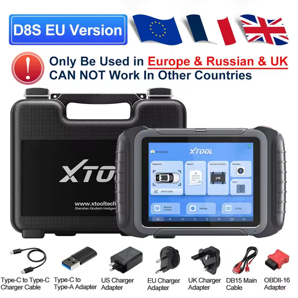 Auto Diagnose Scanner – OBD2 Scanner – Auto Diagnose Tool – Foutcode Lezer – ECU Programmer – 8 Inch Touchscreen – Bi-directionele Besturing – CAN FD & DOIP Ondersteuning - QUORE