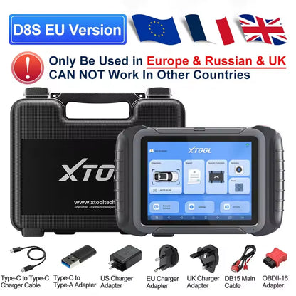 Auto Diagnose Scanner – OBD2 Scanner – Auto Diagnose Tool – Foutcode Lezer – ECU Programmer – 8 Inch Touchscreen – Bi-directionele Besturing – CAN FD & DOIP Ondersteuning - QUORE