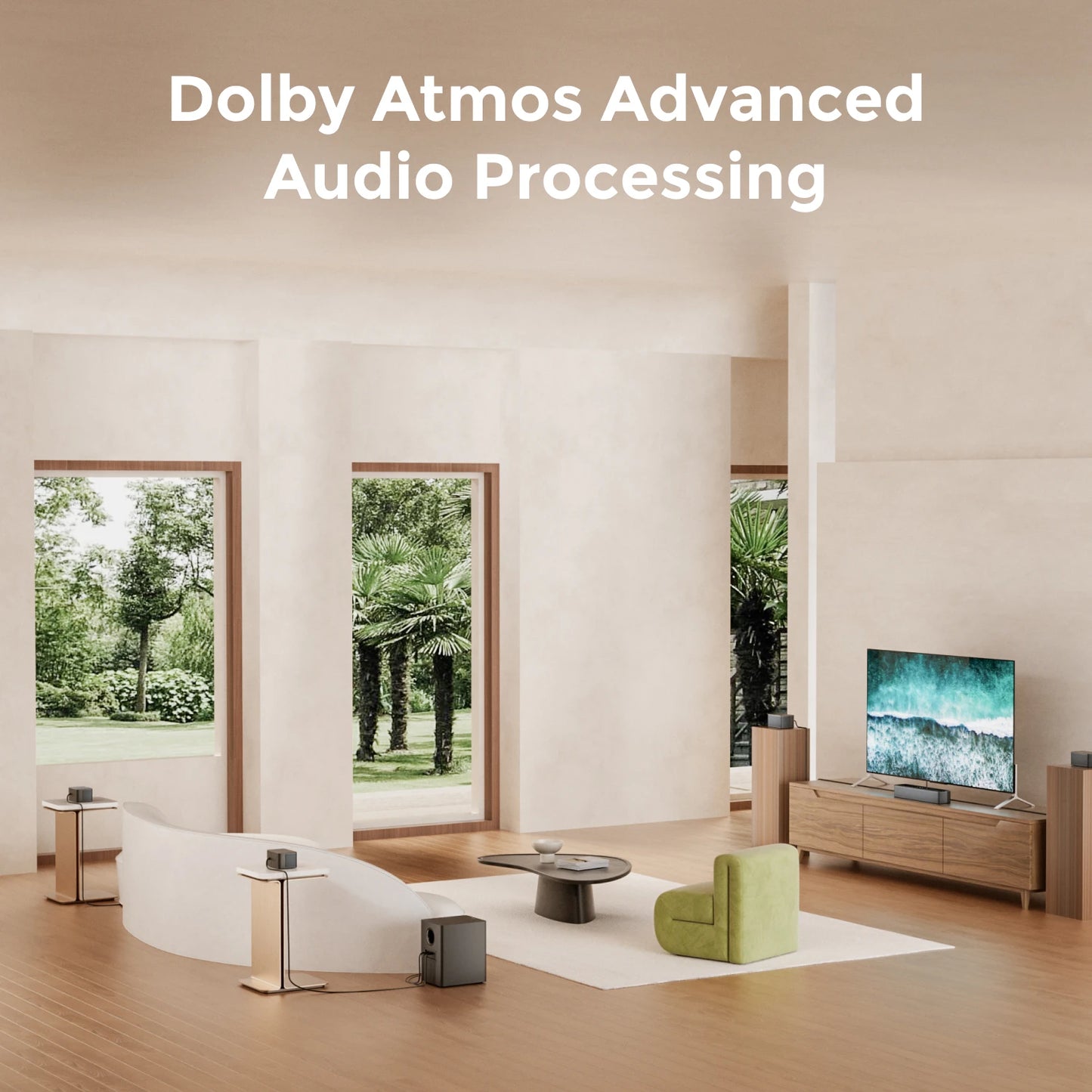 Soundbar – Luidspreker – Home Cinema – Audio Systeem – Surround Set – 7.1 Kanaals Dolby Atmos – Draadloze Subwoofer Met 500W