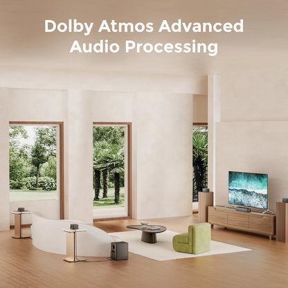Soundbar – Luidspreker – Home Cinema – Audio Systeem – Surround Set – 7.1 Kanaals Dolby Atmos – Draadloze Subwoofer Met 500W
