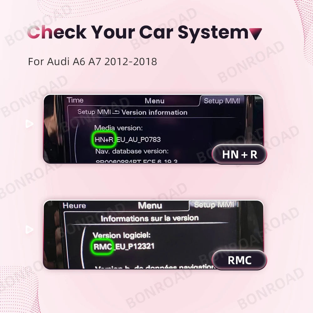 Draadloze CarPlay Adapter – Android Auto Interface – Wireless Smartphone Connector – Auto Multimedia Upgrade – Mirror Link – Bluetooth Handsfree – GPS Navigatie Support – Geschikt Audi A6 A7 2012-2018 - QUORE