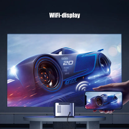 Byintek - X25 - Beamer - Projector Beamer - Mini Meamer - 1920x1080dpi - Automatic focus - with WiFi - 900 ANSI lumens - 101W - Black