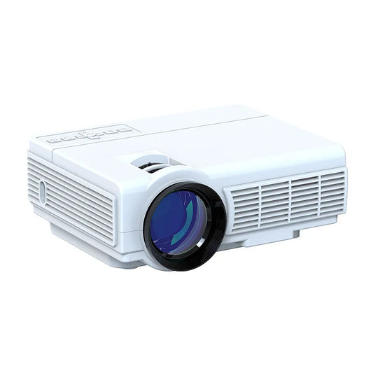 Yowhick - Beamer - Projector Beamer - Mini Meamer - 1080P -  Automatische focus - met WiFi - 5G+2.4G Wireless Connection - Wit - QUORE