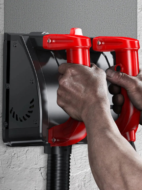 Concrete sander - Wall sander - Palm sander - 1200W - Dust-free sanding - Adjustable depth - 3000 RPM - Cement blade