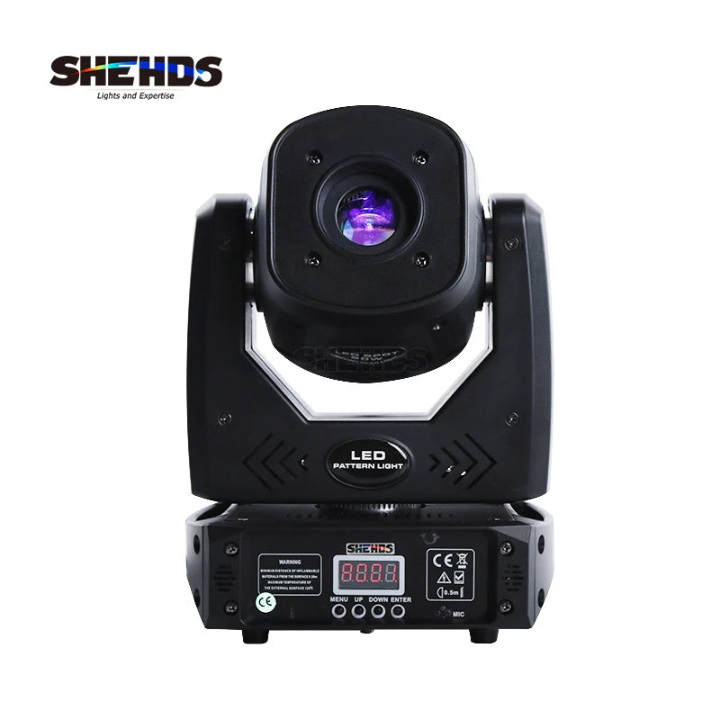 Moving Head Verlichting – LED Moving Head – Podiumverlichting – DJ Licht – Disco Spot – 80W LED – 3-voudige Prisma – Elektronische Focusing - QUORE