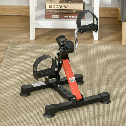 Indoorfietsen - Hometrainers - Fitness Fiets - Indoor Cycle - Indoorfiets - Mini hometrainer - in Hoogte Verstelbaar - LCD-scherm - Zwart - QUORE