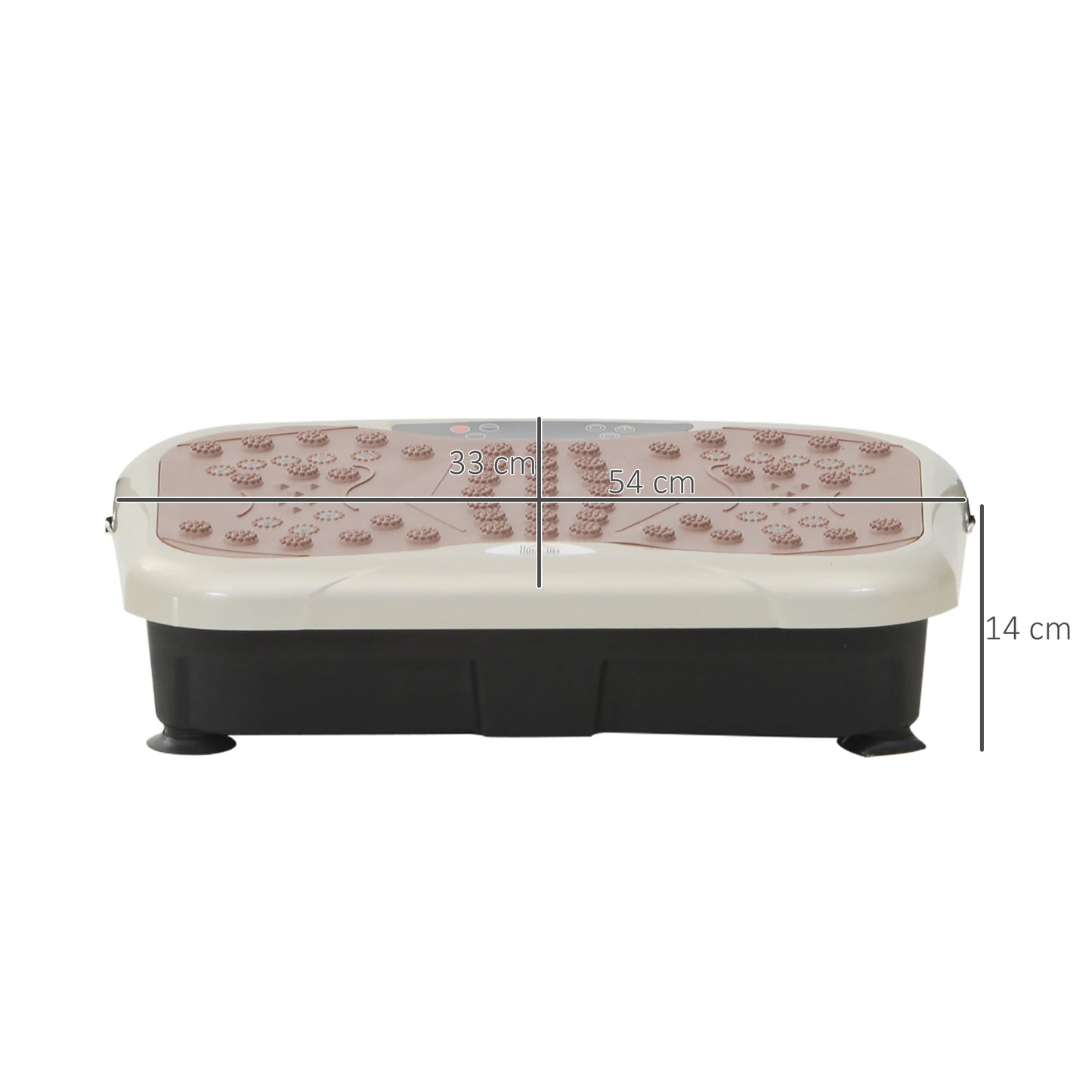 Trilplaat Fitness - Trilplaat - 99 Snelheden - LED Display - 120 kg - 200W - Inclusief Weerstandsbanden -  en Afstandsbediening - Voor Spiertraining - en Vetverbranding - 54 x 33 x 14 cm - QUORE